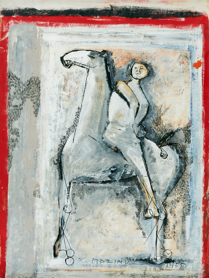 MARINO MARINI, lithograph in colours, signed 33/100. - Bukowskis